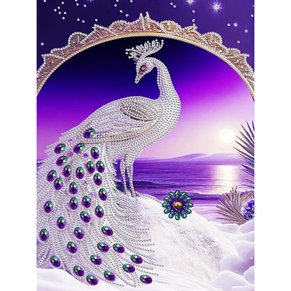 Peacock - Special Shaped Drill Diamond Painting 30*40CM