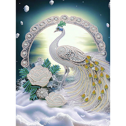 Peacock - Special Shaped Drill Diamond Painting 30*40CM