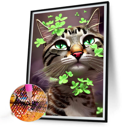 The Cat - Full Round Drill Diamond Painting 30*40CM