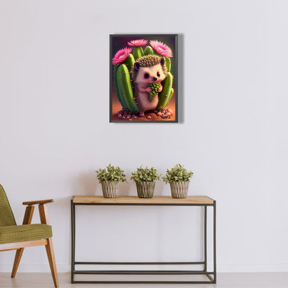 Hedgehog - Full Round Drill Diamond Painting 30*40CM