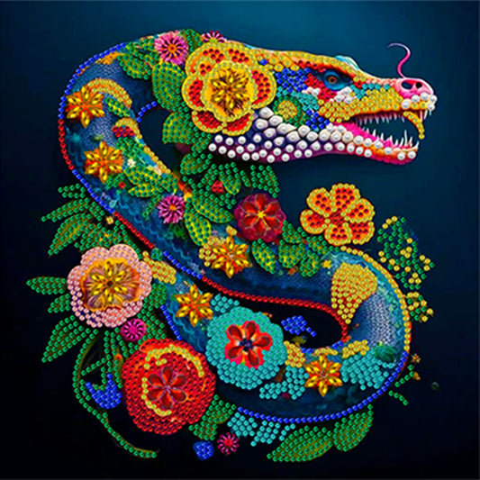 12 Zodiac Snakes - Special Shaped Drill Diamond Painting 30*30CM