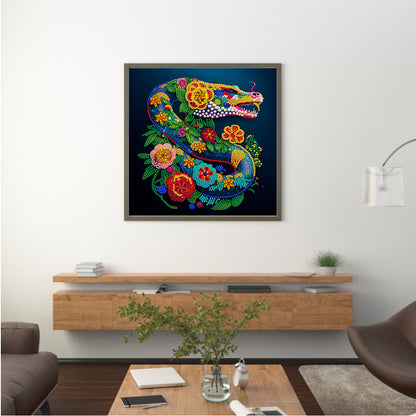 12 Zodiac Snakes - Special Shaped Drill Diamond Painting 30*30CM