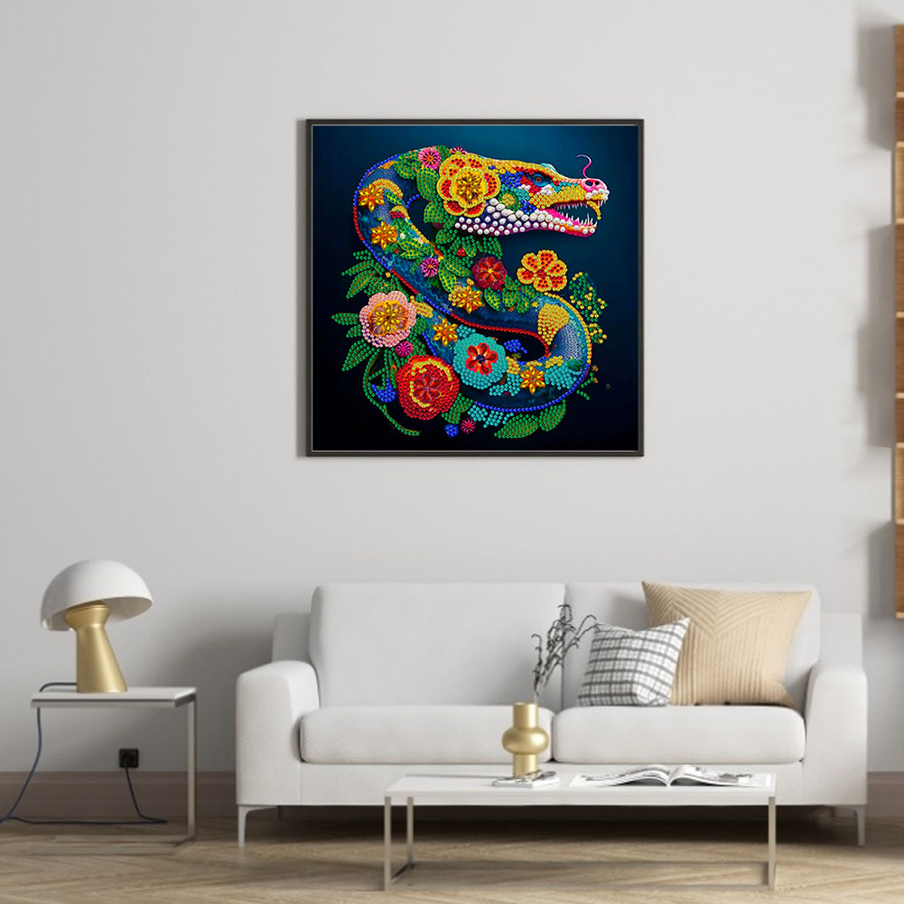 12 Zodiac Snakes - Special Shaped Drill Diamond Painting 30*30CM