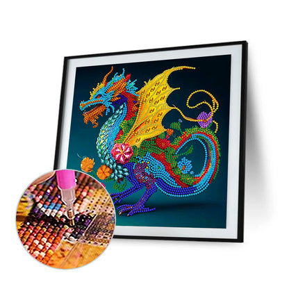 12 Zodiac Dragons - Special Shaped Drill Diamond Painting 30*30CM