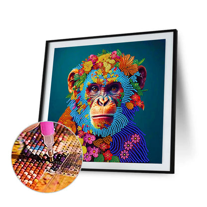 12 Zodiac Monkeys - Special Shaped Drill Diamond Painting 30*30CM