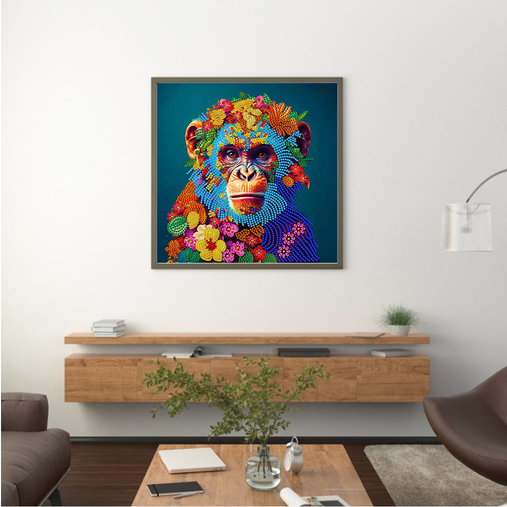 12 Zodiac Monkeys - Special Shaped Drill Diamond Painting 30*30CM