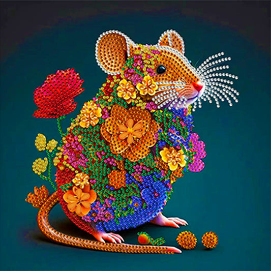 12 Zodiac Rats - Special Shaped Drill Diamond Painting 30*30CM