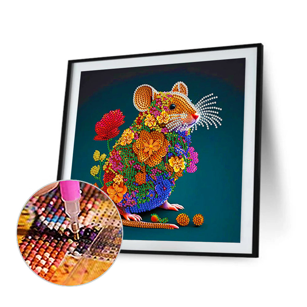 12 Zodiac Rats - Special Shaped Drill Diamond Painting 30*30CM