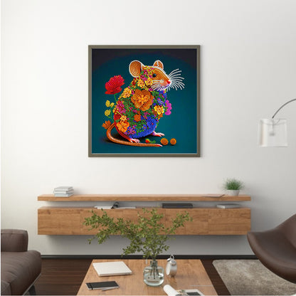 12 Zodiac Rats - Special Shaped Drill Diamond Painting 30*30CM