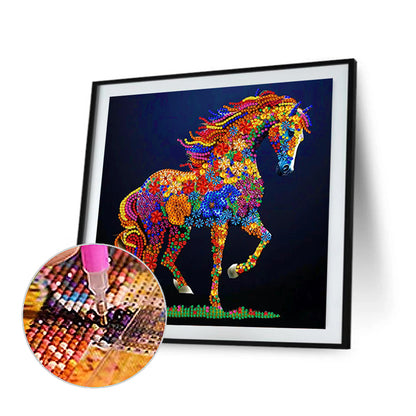 12 Zodiac Horses - Special Shaped Drill Diamond Painting 30*30CM