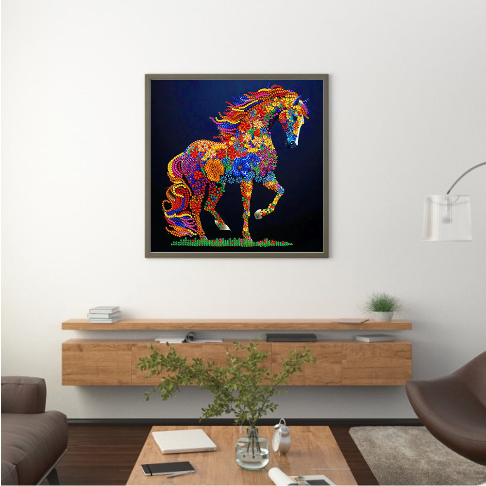 12 Zodiac Horses - Special Shaped Drill Diamond Painting 30*30CM