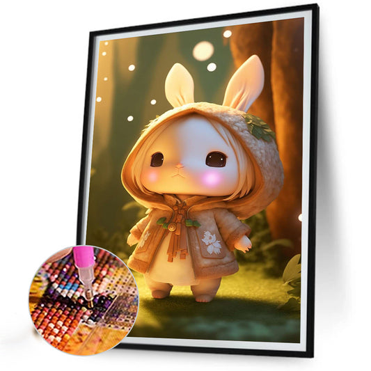 Rabbit - Full Round Drill Diamond Painting 30*40CM
