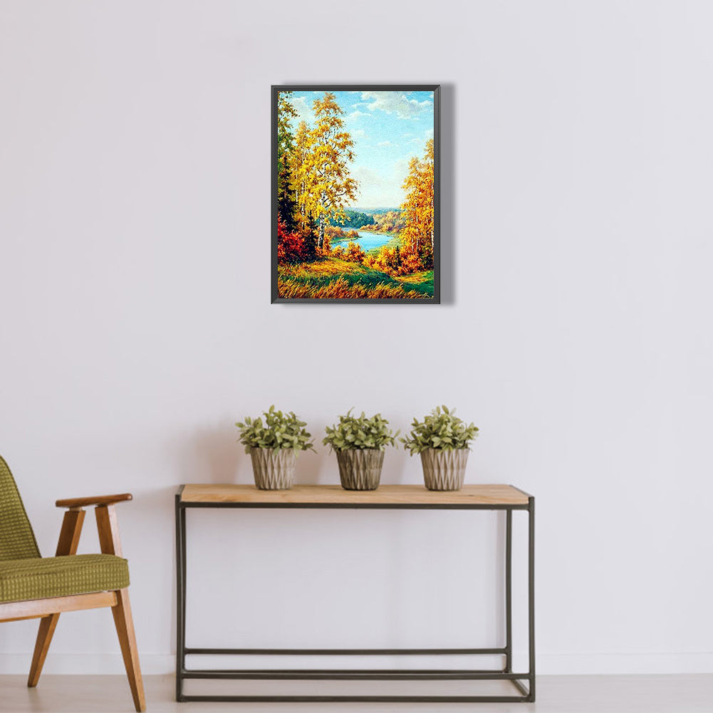 Forest - Full Round Drill Diamond Painting 30*40CM