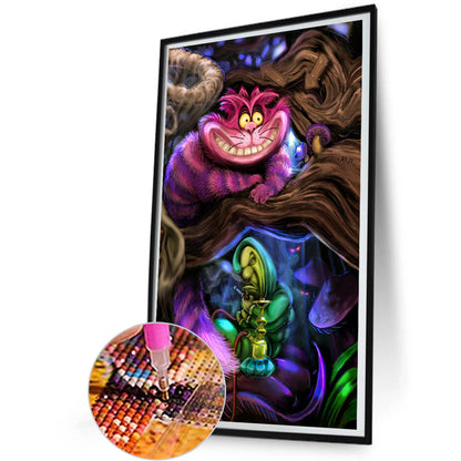 Cheshire Cat - Full Round Drill Diamond Painting 30*50CM