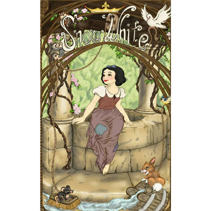 Snow White - Full Round Drill Diamond Painting 30*50CM