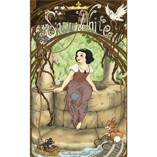 Snow White - Full Round Drill Diamond Painting 30*50CM