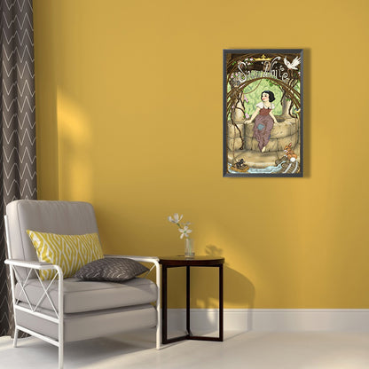 Snow White - Full Round Drill Diamond Painting 30*50CM