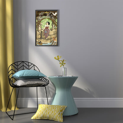 Snow White - Full Round Drill Diamond Painting 30*50CM