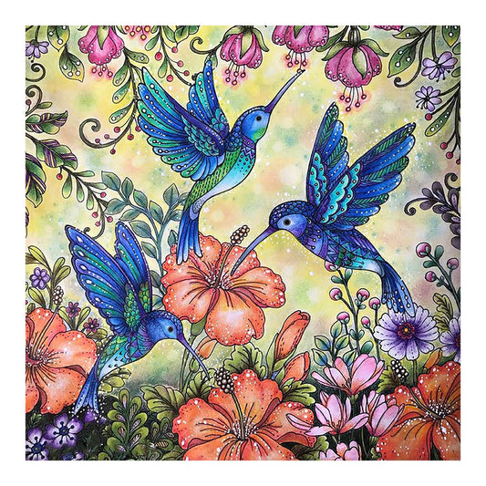 Hummingbird - Full Square Drill Diamond Painting 30*30CM