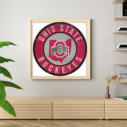 Ohio State University - Full Round Drill Diamond Painting 40*40CM