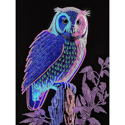 Owl - Special Shaped Drill Diamond Painting 30*40CM