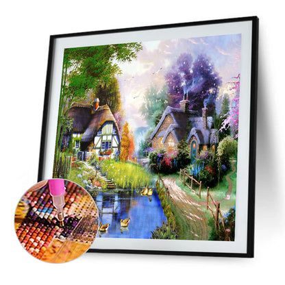 Outdoor Garden - Full Square Drill Diamond Painting 50*50CM