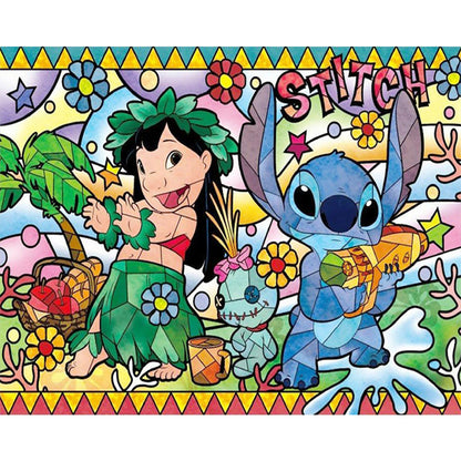 Stitch - Full Round Drill Diamond Painting 50*35CM