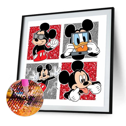 Mickey Mouse - Full Round Drill Diamond Painting 40*40CM