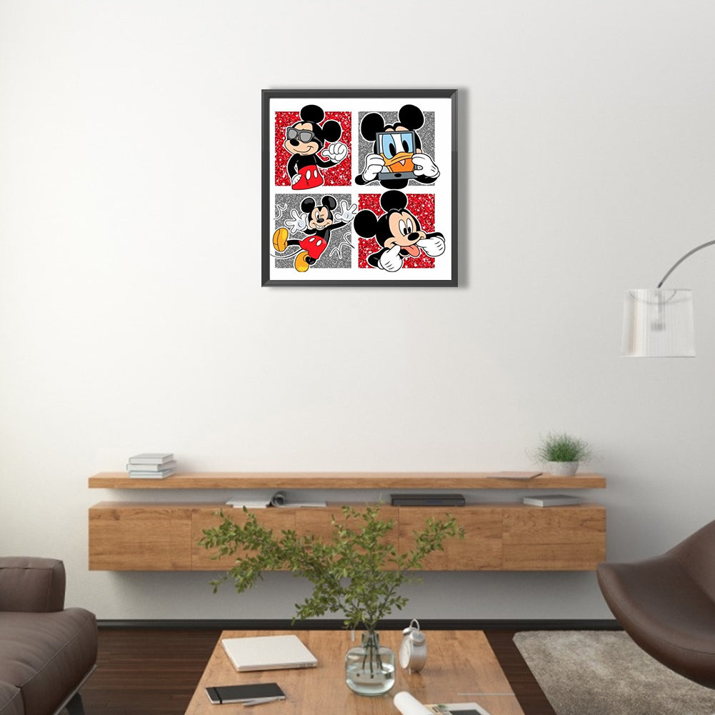 Mickey Mouse - Full Round Drill Diamond Painting 40*40CM