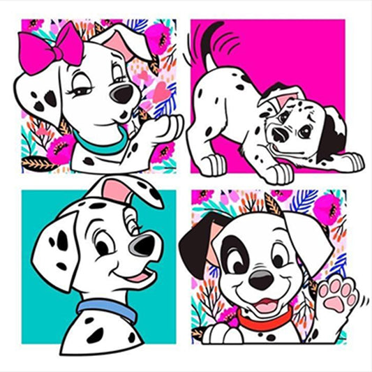 101 Dalmatians - Full Round Drill Diamond Painting 40*40CM