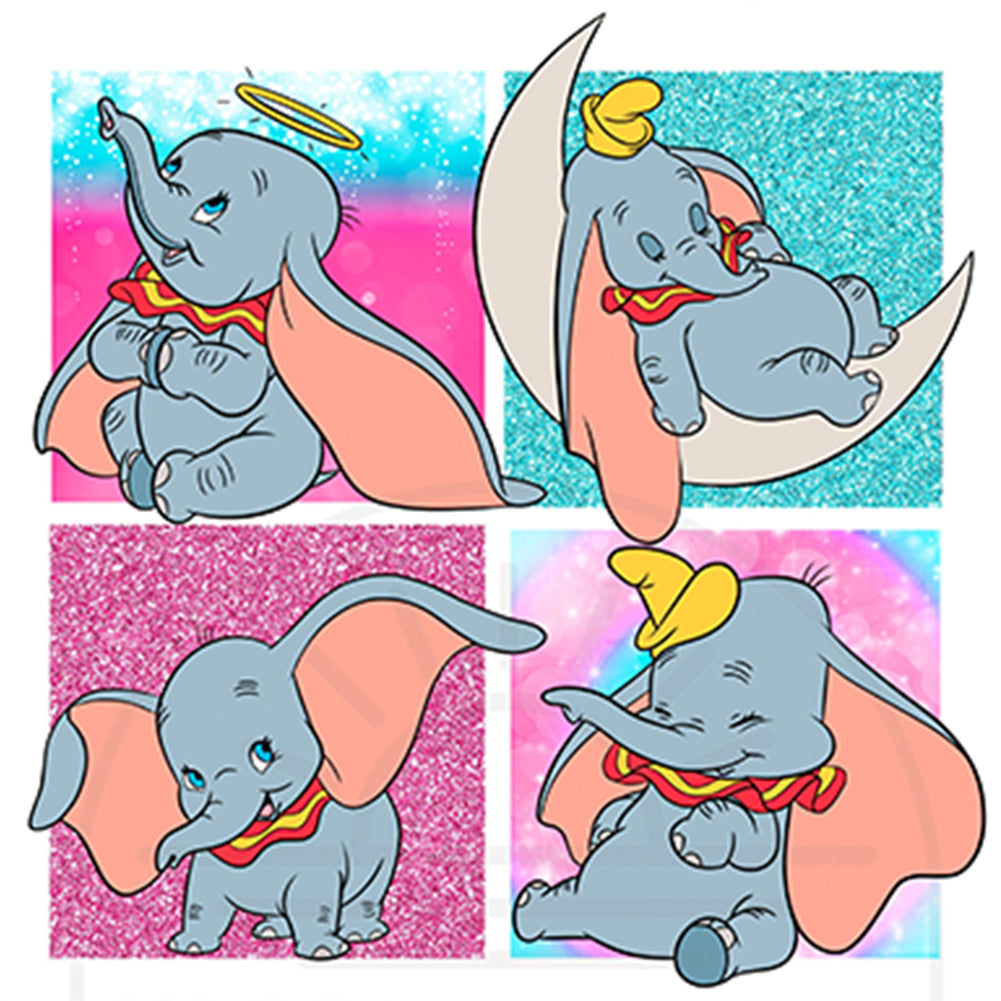 Dumbo - Full Round Drill Diamond Painting 40*40CM