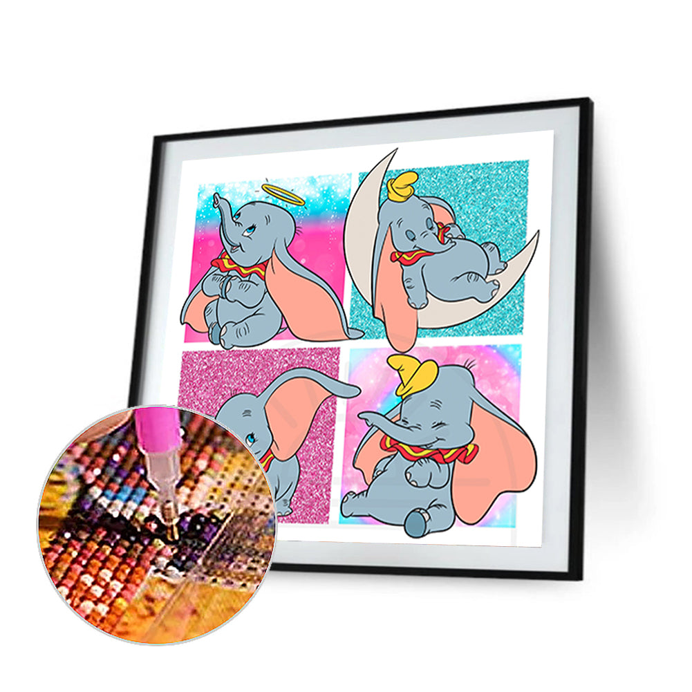 Dumbo - Full Round Drill Diamond Painting 40*40CM