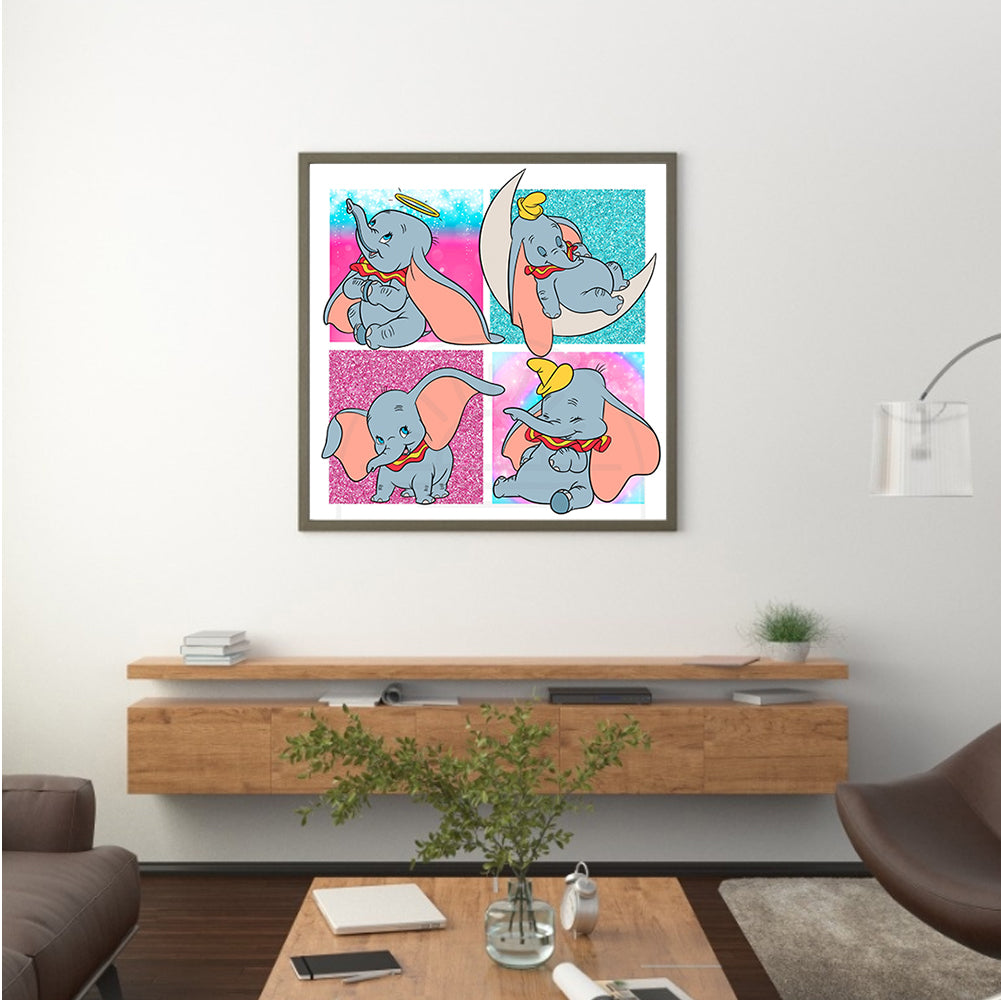 Dumbo - Full Round Drill Diamond Painting 40*40CM