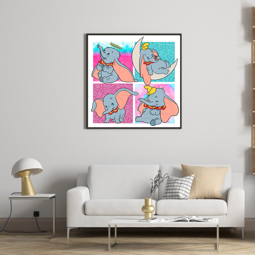 Dumbo - Full Round Drill Diamond Painting 40*40CM