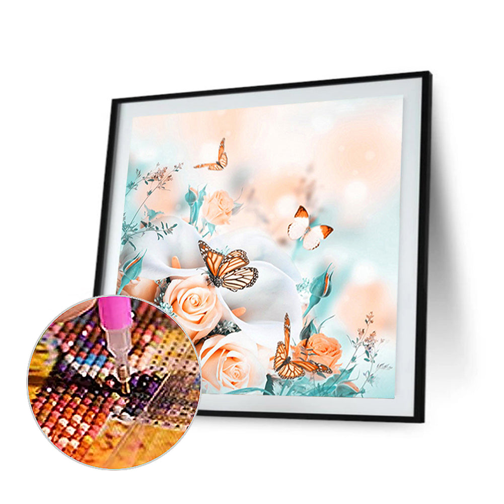 Butterfly - Full Square Drill Diamond Painting 40*40CM