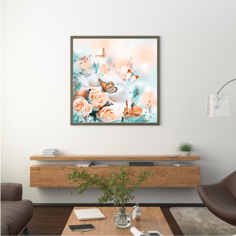 Butterfly - Full Square Drill Diamond Painting 40*40CM