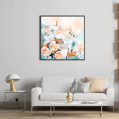 Butterfly - Full Square Drill Diamond Painting 40*40CM