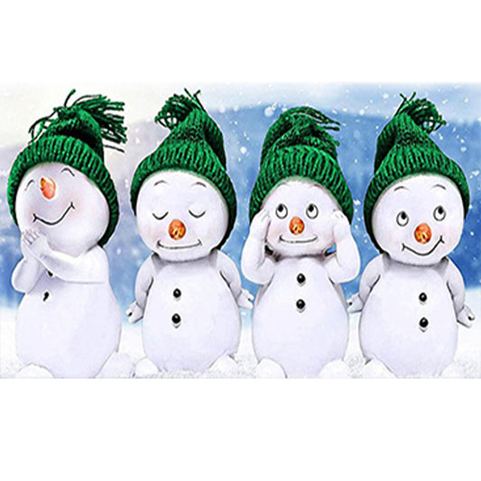 Snowman-O680*40cm(picture) full-square drill diamond painting