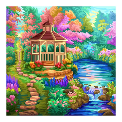 Rainbow Garden - Full Round Drill Diamond Painting 30*30CM