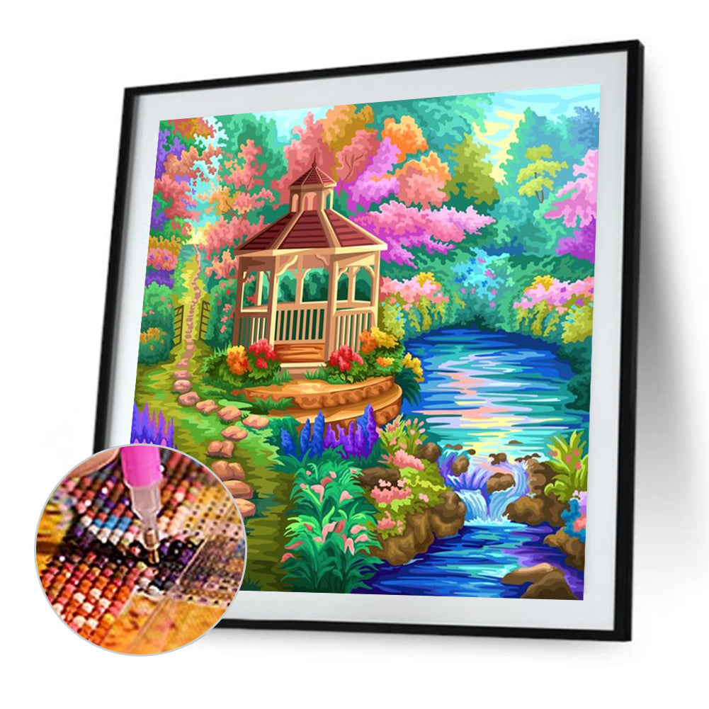 Rainbow Garden - Full Round Drill Diamond Painting 30*30CM