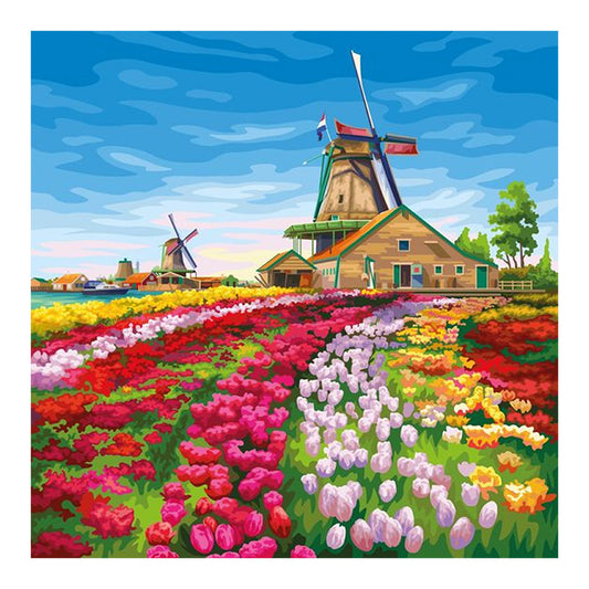 Rainbow Garden - Full Round Drill Diamond Painting 30*30CM