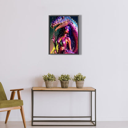 Beauty And The Beast - Full Round Drill Diamond Painting 30*40CM