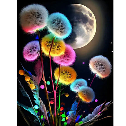 Dandelion - Full Square Drill Diamond Painting 30*40CM