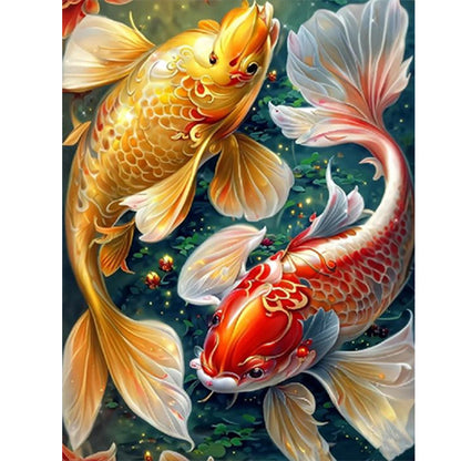 Koi Carp - Full Square Drill Diamond Painting 30*40CM