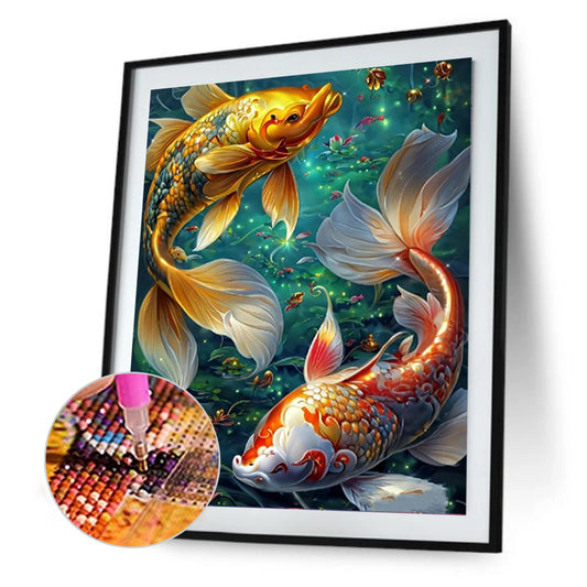 Koi Carp - Full Square Drill Diamond Painting 30*40CM