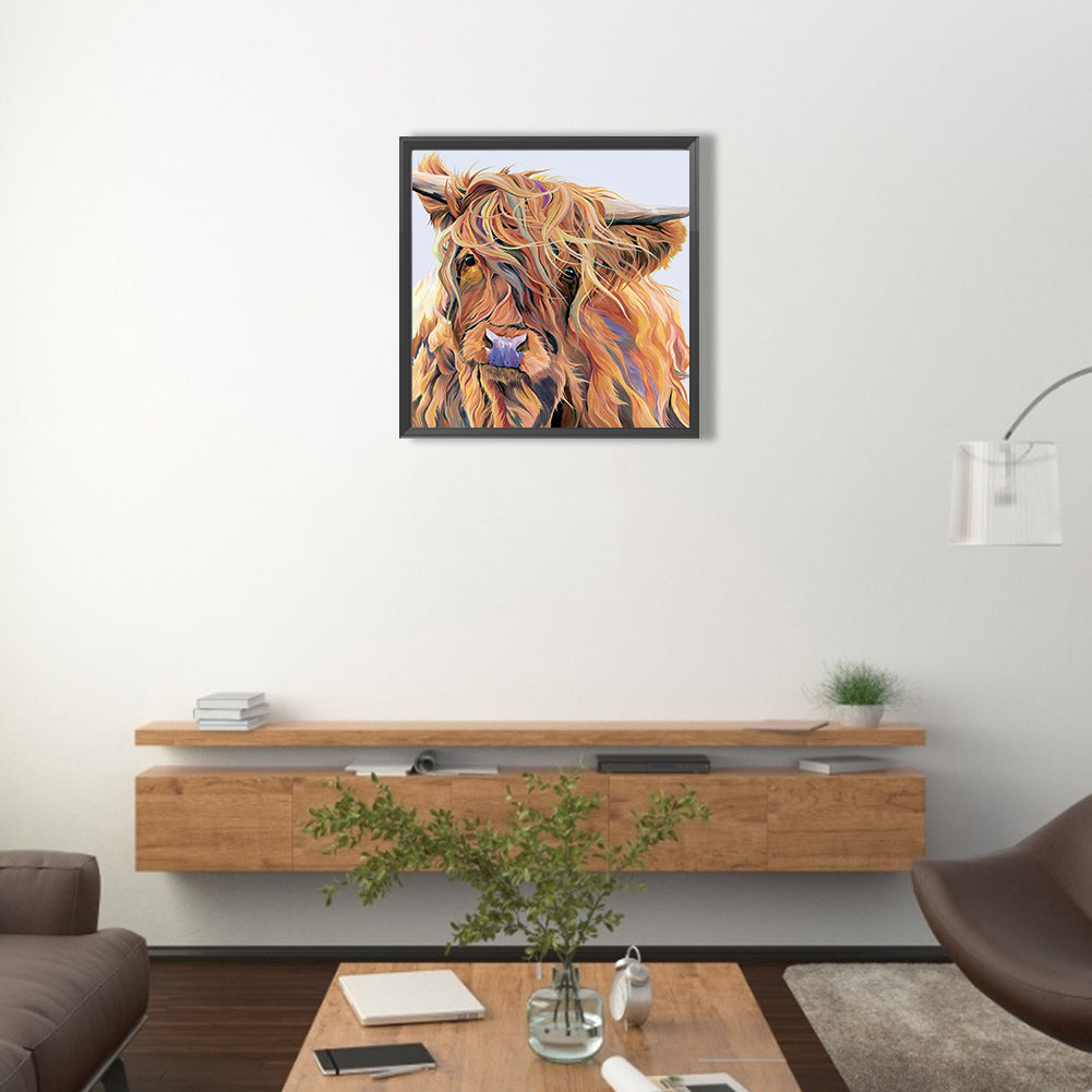 Highland Yak - Full Square Drill Diamond Painting 40*40CM