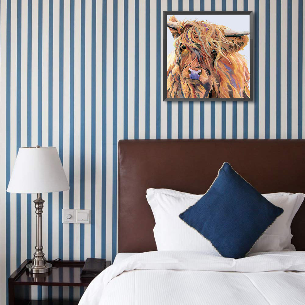 Highland Yak - Full Square Drill Diamond Painting 40*40CM