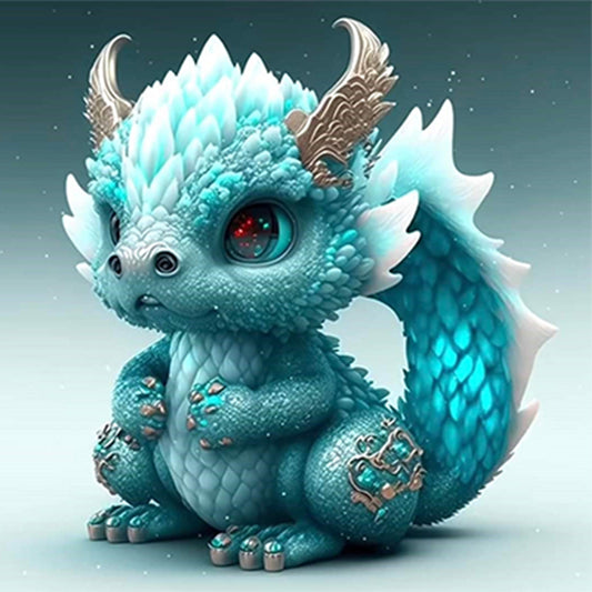 Dragon - Full Square Drill Diamond Painting 30*30CM