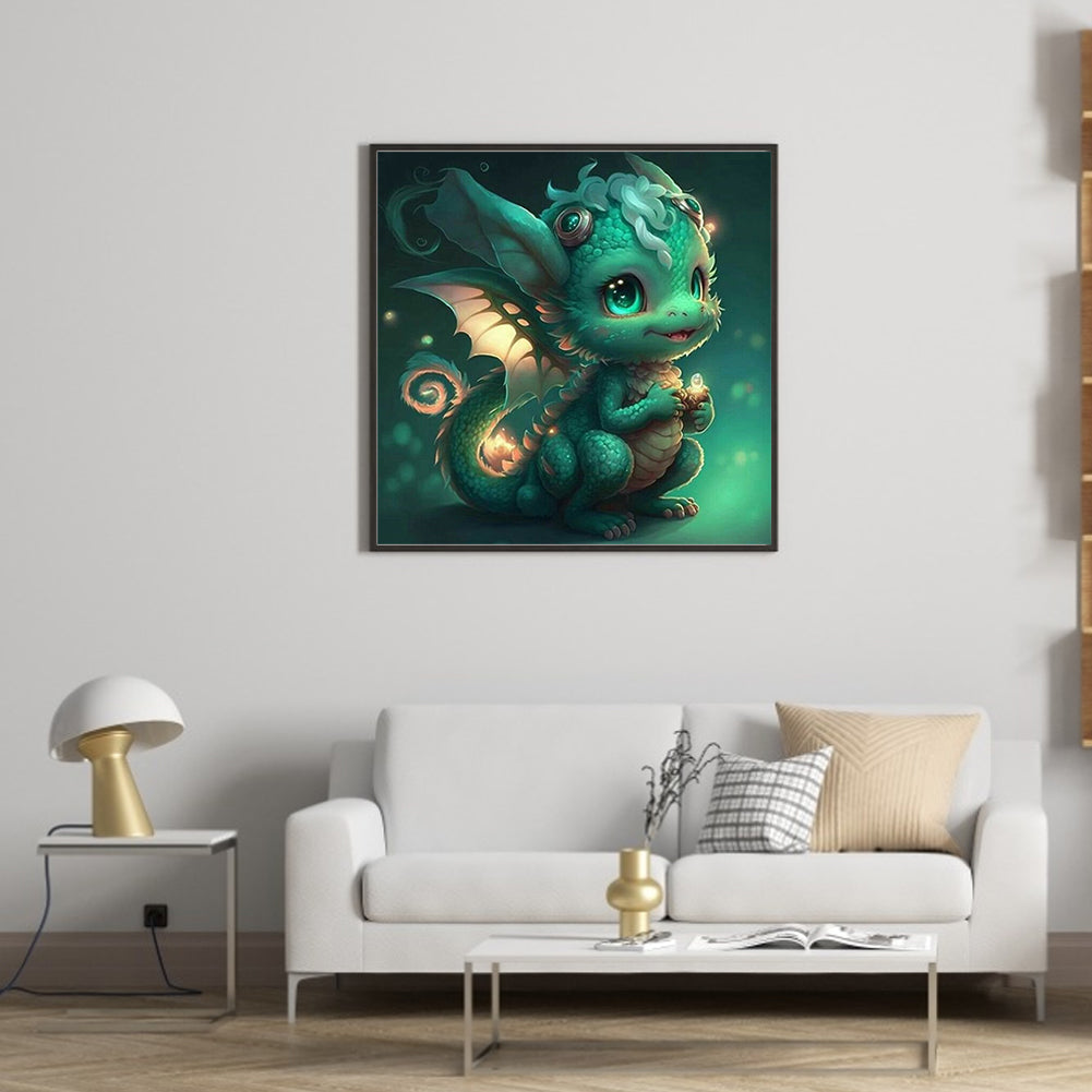 Dragon - Full Square Drill Diamond Painting 30*30CM