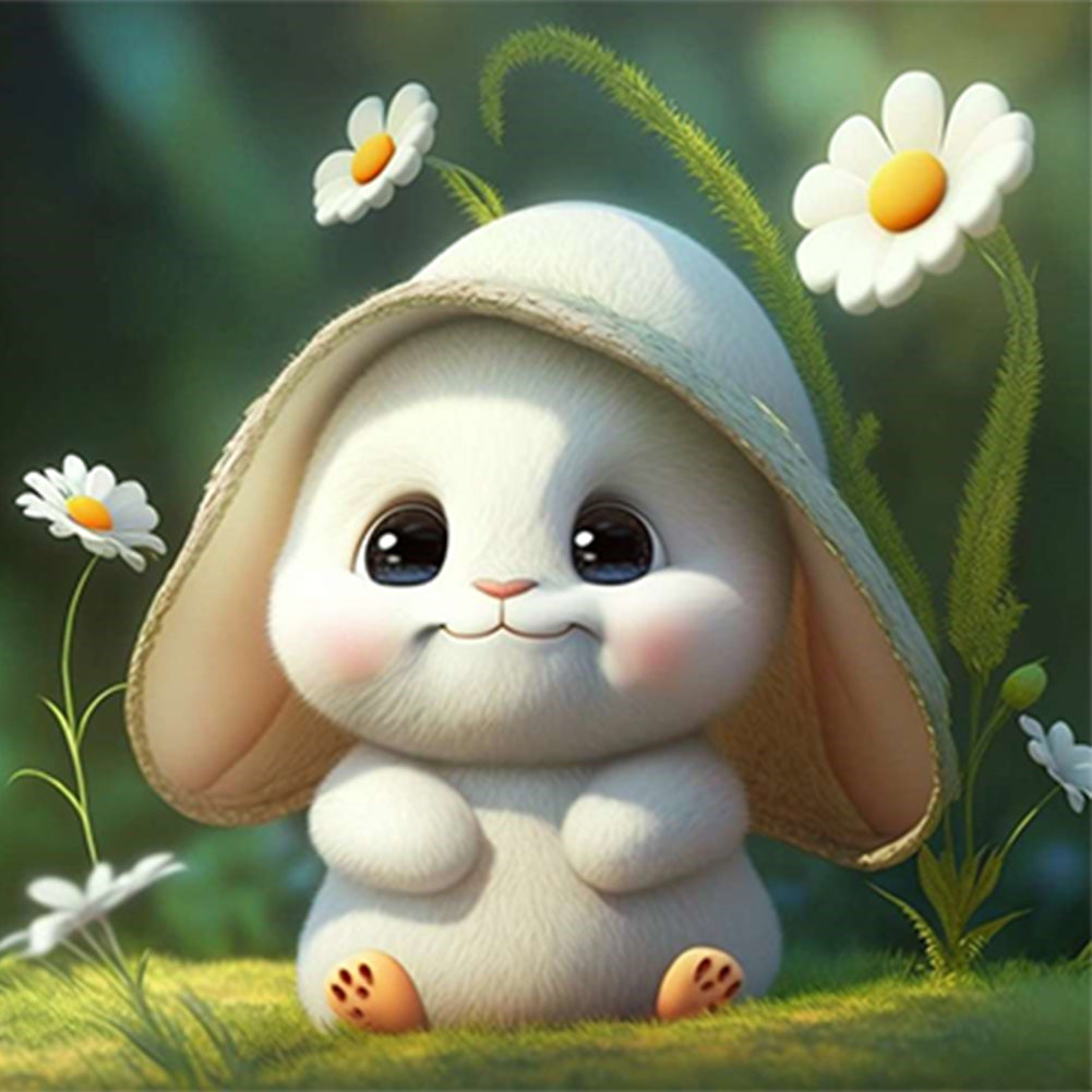 Rabbit - Full Square Drill Diamond Painting 30*30CM